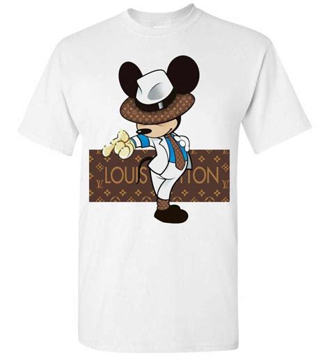 red lv shirt|t shirt louis vuitton mickey.